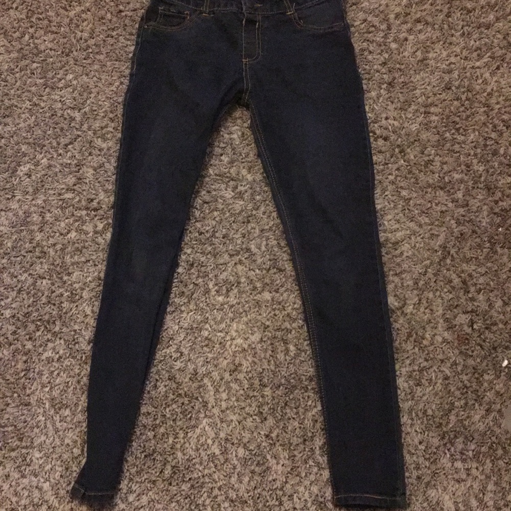 Dark gray skinny jeans